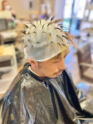 カラー メンズ パーマPrivate SalonNoa名駅のヘアスタイル