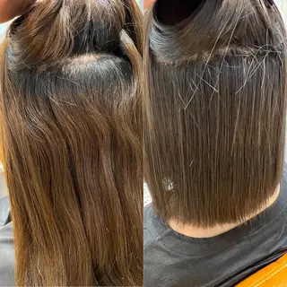 セミロング 大宮縮毛矯正の達人 髪質改善/レイヤーのヘアスタイル