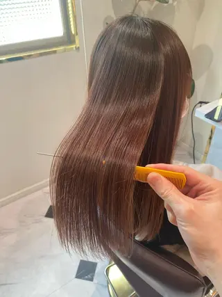 セミロング カラー 梅田中崎町髪質改善 /オキヒロト/エコルのヘアスタイル