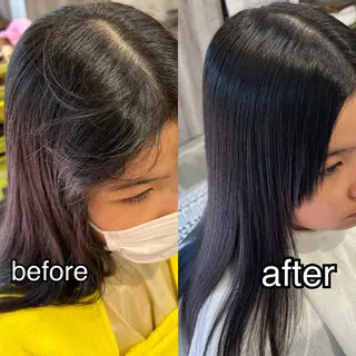 ロング 元村貴裕   ・ 美髪矯正natyのヘアスタイル