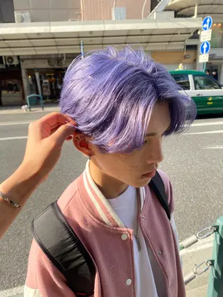 カラー メンズ ブリーチ特化美容室 ☆selene☆のヘアスタイル
