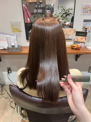 ミディアム パーマ 清水 月菜のヘアスタイル