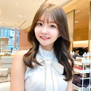 セミロング 韓国くびれレイヤー 🇰🇷はづきのヘアスタイル