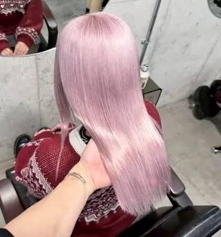 ロング カラー フジマ ハルナのヘアスタイル