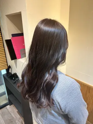 ロング カラー 高野 愛子のヘアスタイル