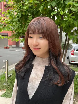 ミディアム カラー 💎透明感カラー特化 💎TAISEIのヘアスタイル