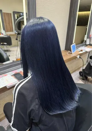 ロング カラー さら艶レイヤーカット 🩶Suzuneのヘアスタイル