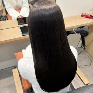 ロング カラー 髪質改善個室salon N  北千住所属・オリーブカラー/ ピンクカラー/みさきのヘアスタイル