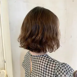 ショート パーマ 銀座No.1髪質改善 縮毛矯正/本木のヘアスタイル