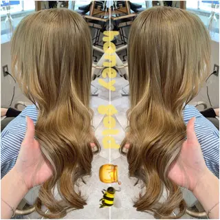 ロング カラー ヘアアレンジ 韓国hair🦋 Nanaのヘアスタイル