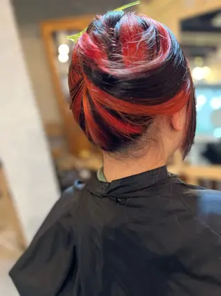 ロング 渋田 ゆかりのヘアスタイル