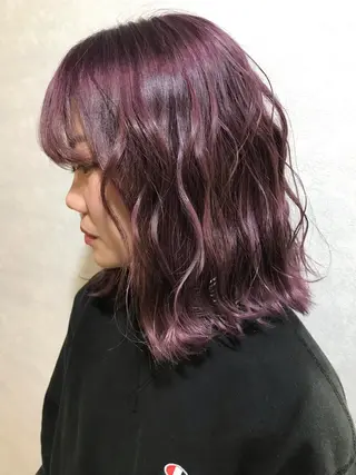 ミディアム カラー 🧡色落ちまで2度綺 麗なカラー🧡ヨシキのヘアスタイル