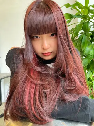 ロング nessヤマサキ リュウタのヘアスタイル