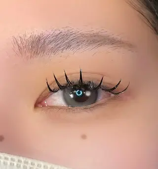 マツエク・マツパ 似合わせまつパ× 透け感カラー/ゆりのマツエク・マツパデザイン