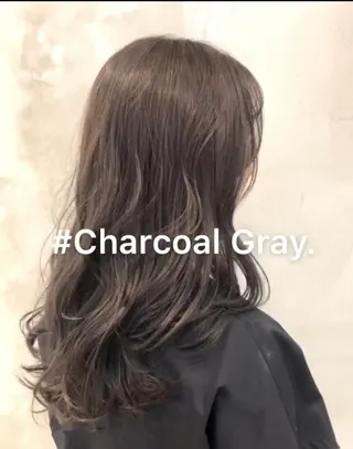 ミディアム カラー パーマ ヘアアレンジ 顔周りカット・相談 レイヤーも◎しずくのヘアスタイル