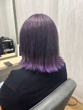 ミディアム カラー TELAHAIR ﾓﾃﾞﾙ募集TOMOのヘアスタイル
