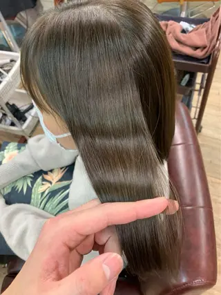 ミディアム 【清瀬】パサツキ 広がり改善川合剛史のヘアスタイル