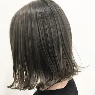 ミディアム レイヤー/グレージュ 髪質改善/コウスケのヘアスタイル