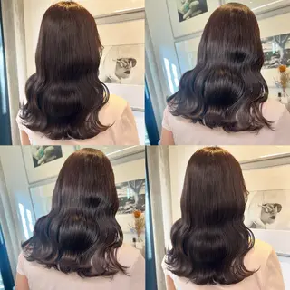 ミディアム カラー カジュアルを女っぽく 𝗮𝘆𝗮𝗰𝗼のヘアスタイル