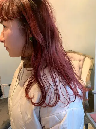 ロング カラー SAKINO. ベージュカラーのヘアスタイル