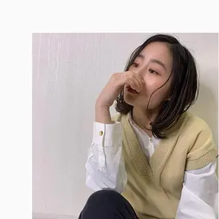 ショート カラー パーマ 🐶 アヤカのヘアスタイル