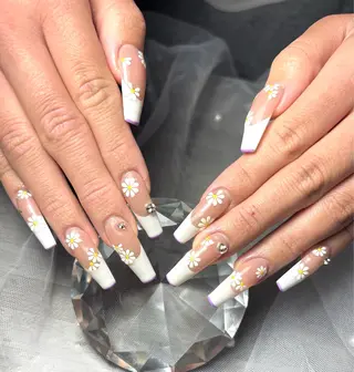 ネイル ハイビスカス ネイルサロンのネイルデザイン