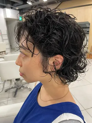 ショート パーマ 🌈前田 潤 /ショート/レイヤーのヘアスタイル