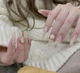 ネイル By moonネイル 🌷ワンホン/韓国風のネイルデザイン