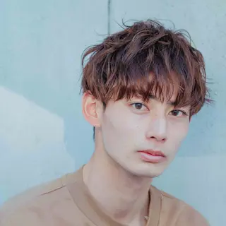 カラー パーマ メンズ ✂️🏆ゲンキ メンズパーマ🏆✂️のヘアスタイル