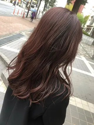 ロング カラー 髪質改善⭐️ 桜場のヘアスタイル