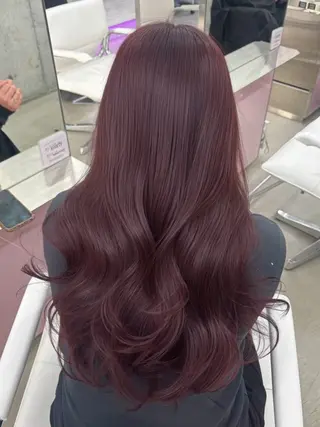 カラー Kana/韓国ヘア /暖色カラー🍒のヘアスタイル