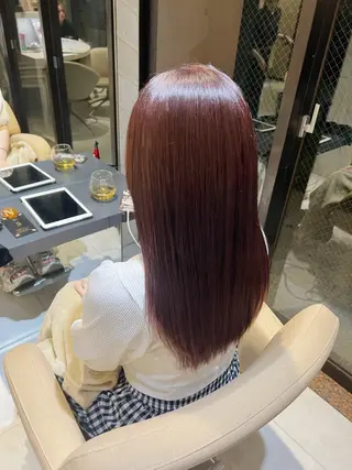 カラー 井上 香朋のヘアスタイル
