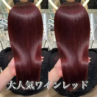 セミロング カラー ブリーチなし/暖色/ 透明感/ririkaのヘアスタイル