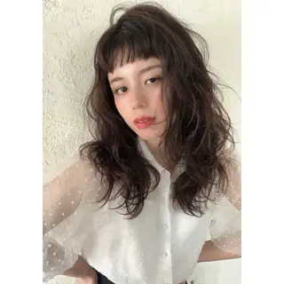 セミロング クレドガーデン柏所属・CREDGARDEN 入江 遥香のヘアスタイル