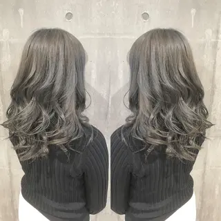 セミロング カラー パーマ ヘアアレンジ メンズ キッズ ネイル マツエク・マツパ EnBlesS西宮 マンツーマン神道有基のヘアスタイル