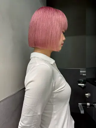 ショート カット×ブリーチカ ラー‪/yuNa🩶のヘアスタイル