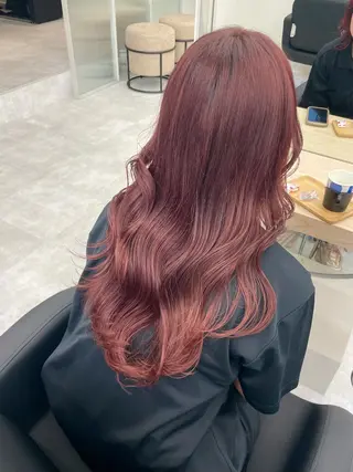 ロング カラー 抜け感style💎 𝑹𝑼𝑵𝑨のヘアスタイル