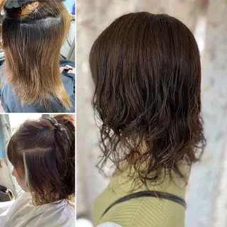 ミディアム パーマ くせ改善師 髪質改善師ゴトウのヘアスタイル