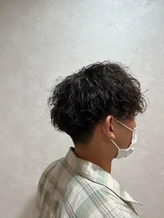 パーマ メンズ 瀬野凌介/メンズ カット/パーマのヘアスタイル
