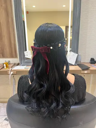 ヘアアレンジ ハイトーン／アレンジ 🩵NANAMIのヘアスタイル