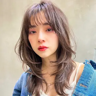 ミディアム カラー パーマ ヘアアレンジ メンズ キッズ 丁寧なカウンセリング 🌿Chiemi🌿のヘアスタイル
