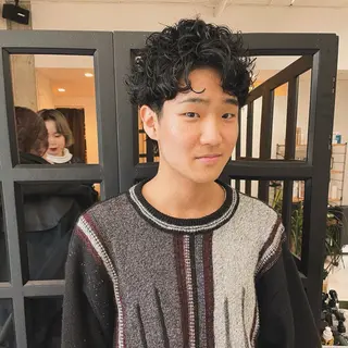 ショート パーマ メンズ 堀江将太朗/恵比寿/ メンズカットのヘアスタイル