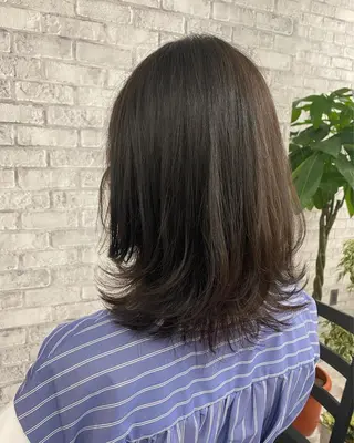 セミロング Bob&ハイトーン 専門家CHIHIROのヘアスタイル