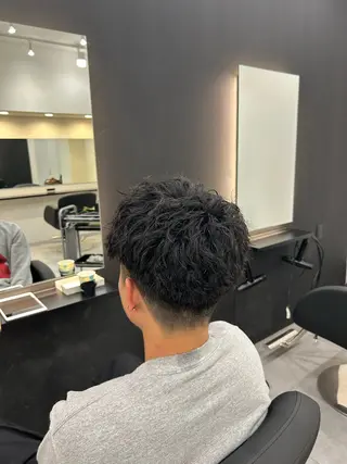 パーマ メンズ 山田 航平のヘアスタイル