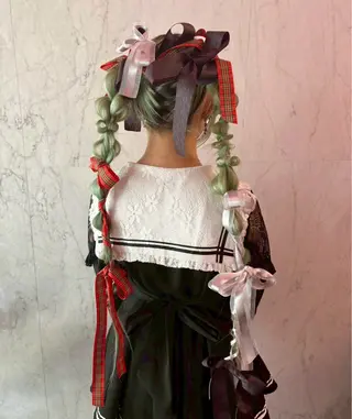 ロング ヘアアレンジ ✨無料メンズカット モデル募集👀シバのヘアスタイル