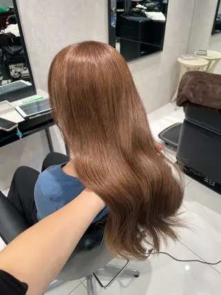 ロング 内藤 藍夏のヘアスタイル