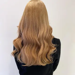 ロング カラー レイヤー×グレージュ /ピンク🩷mioのヘアスタイル