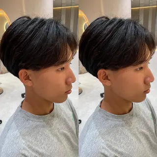 メンズ 大人メンズパーマ メンズ特化　萱原大幹のヘアスタイル