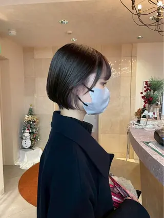 ショート 岩岡 つなみのヘアスタイル