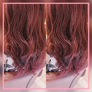 セミロング カラー 田中 孝征のヘアスタイル